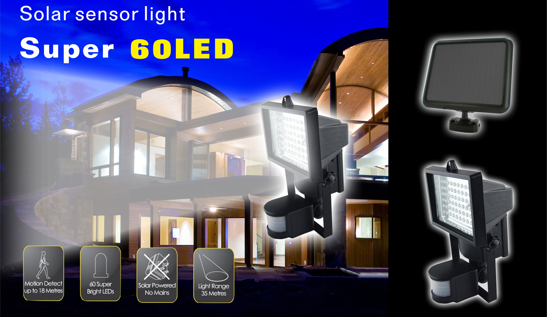 solar led motion sensor lights