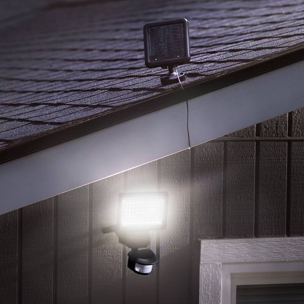 solar powered LED security light 