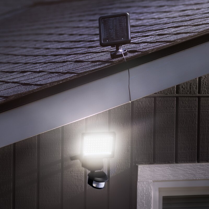 Motion Sensors Benefit Solar Security Light