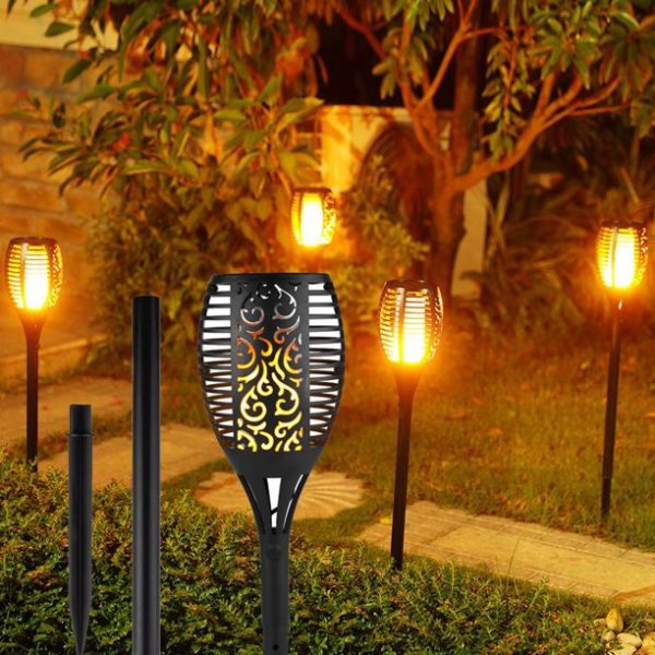 LED solar motion sensor security light