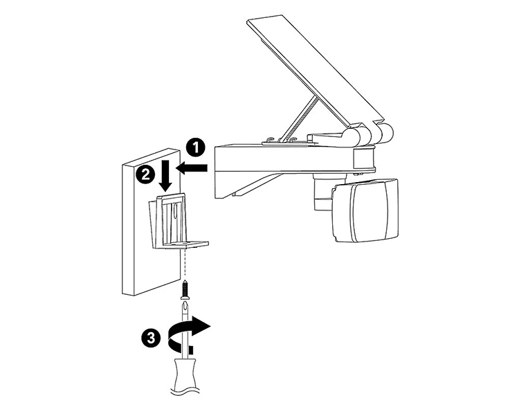 install a solar powered light7